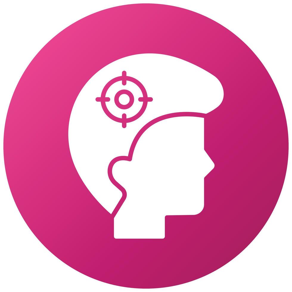 Headshot Icon Style vector
