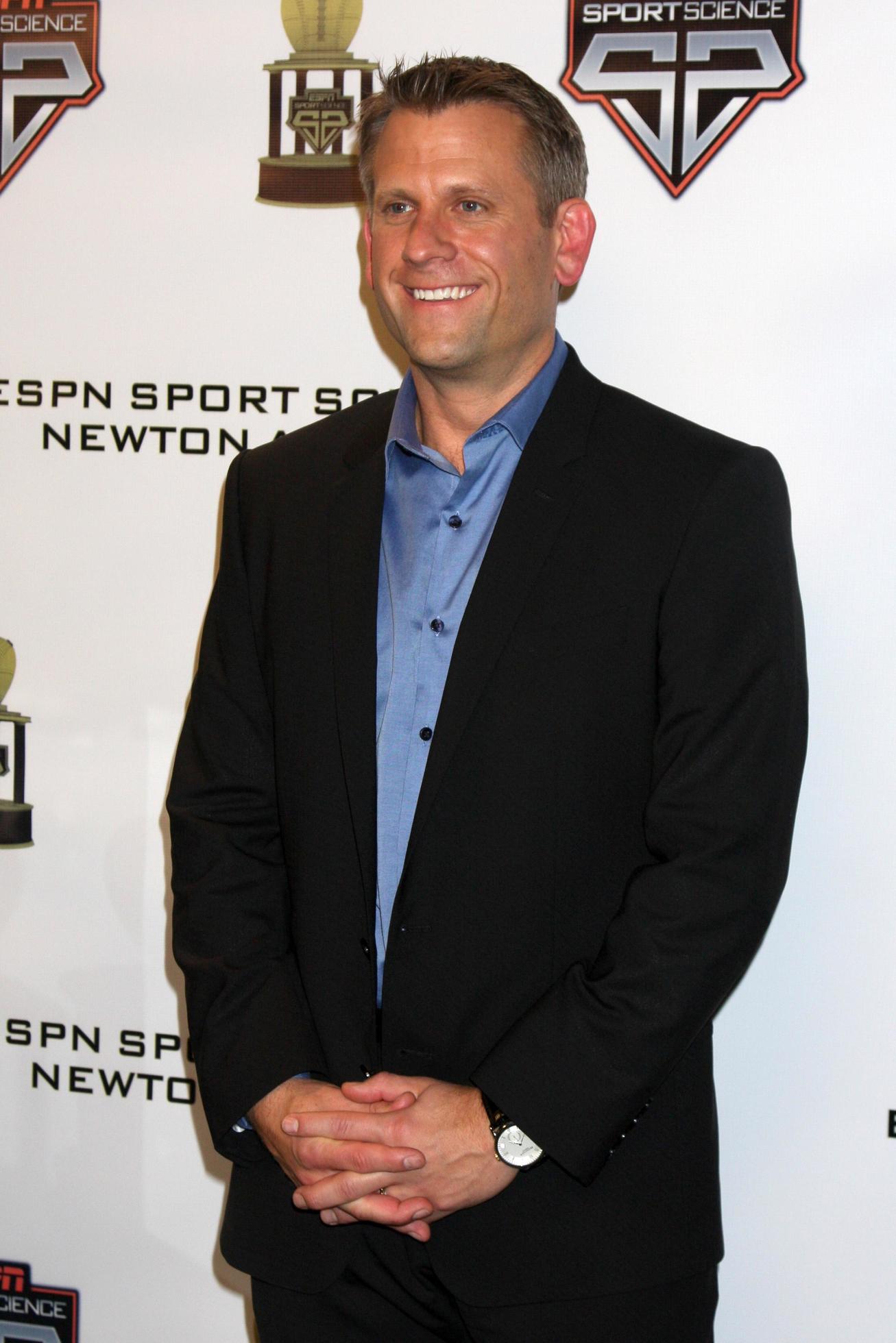 LOS ANGELES, FEB 9 - John Brenkus at the ESPN Sport Science Newton - John Brenkus Net Worth: Sports Science To Success