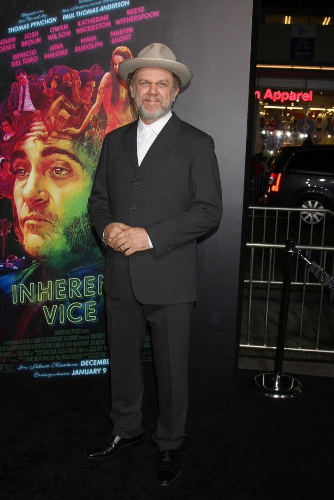 LOS ANGELES, DEC 10 -  John C  Reilly at the Inherent Vice Los Angeles Premiere at the TCL Chinese Theater on December 10, 2014 in Los Angeles, CA photo