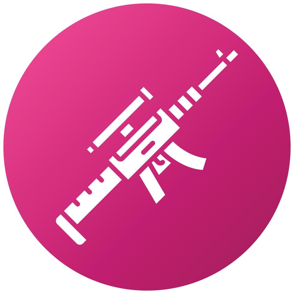 Sniper Rifle Icon Style vector