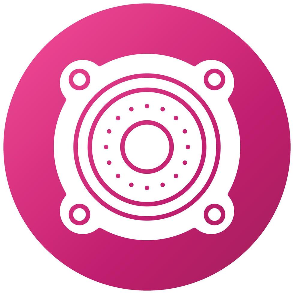Car Speakers Icon Style vector