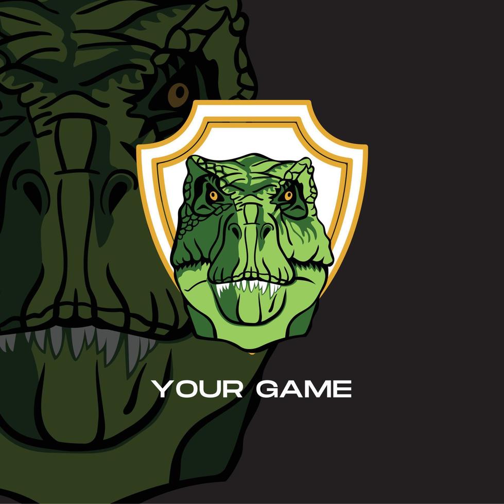 Illustrated Simple Tortoise Face Gaming Logo.eps vector