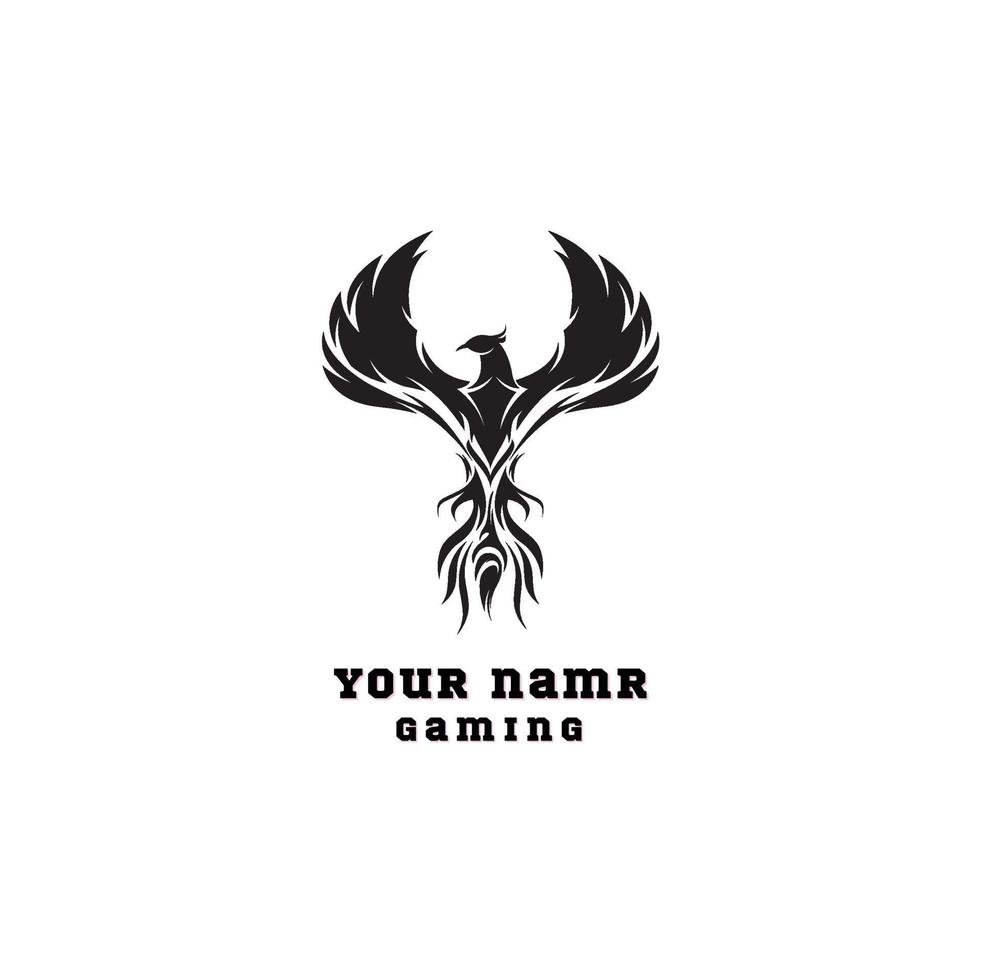 Illustrated Black White Simple Logo.eps vector