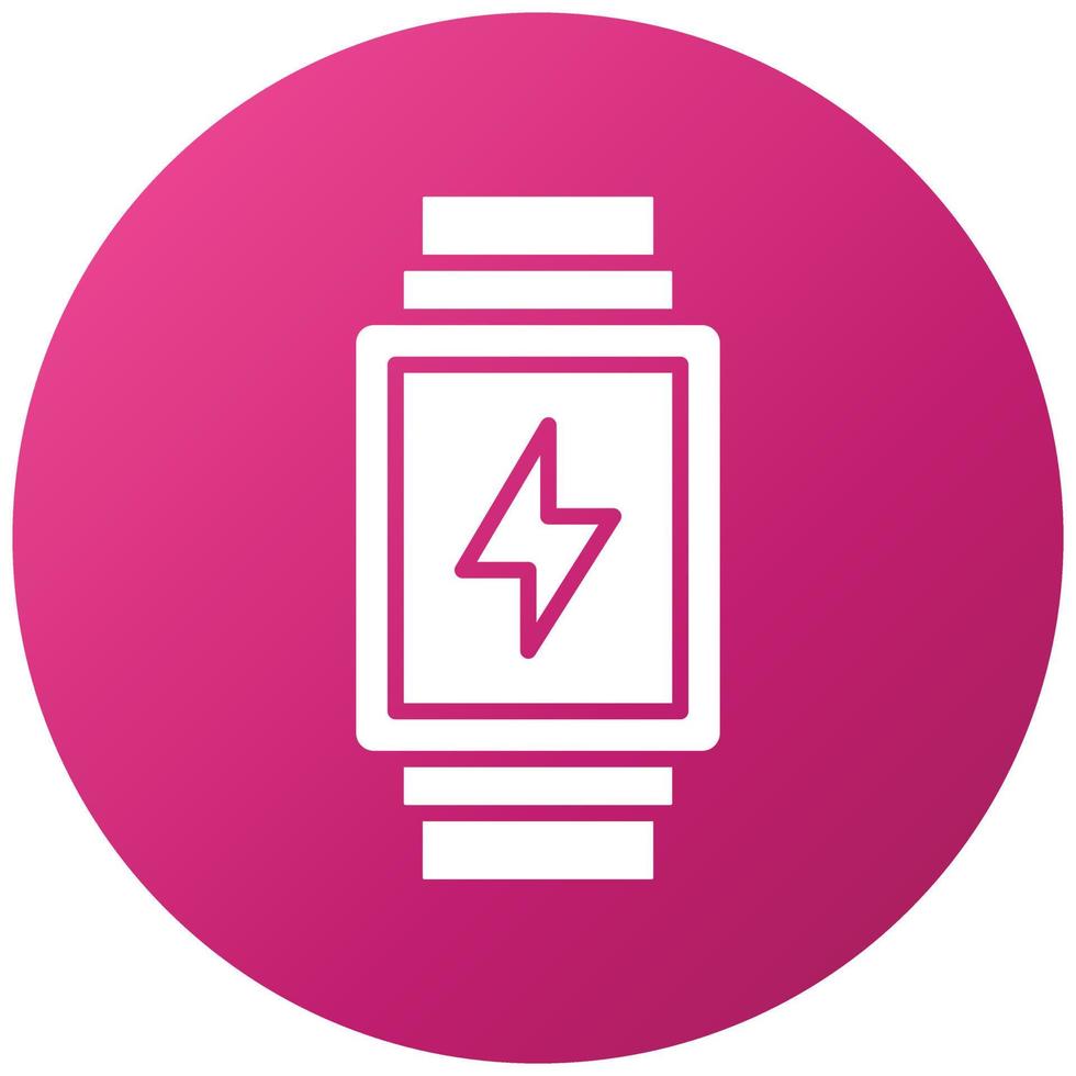 Holo Smart Watch Icon Style vector