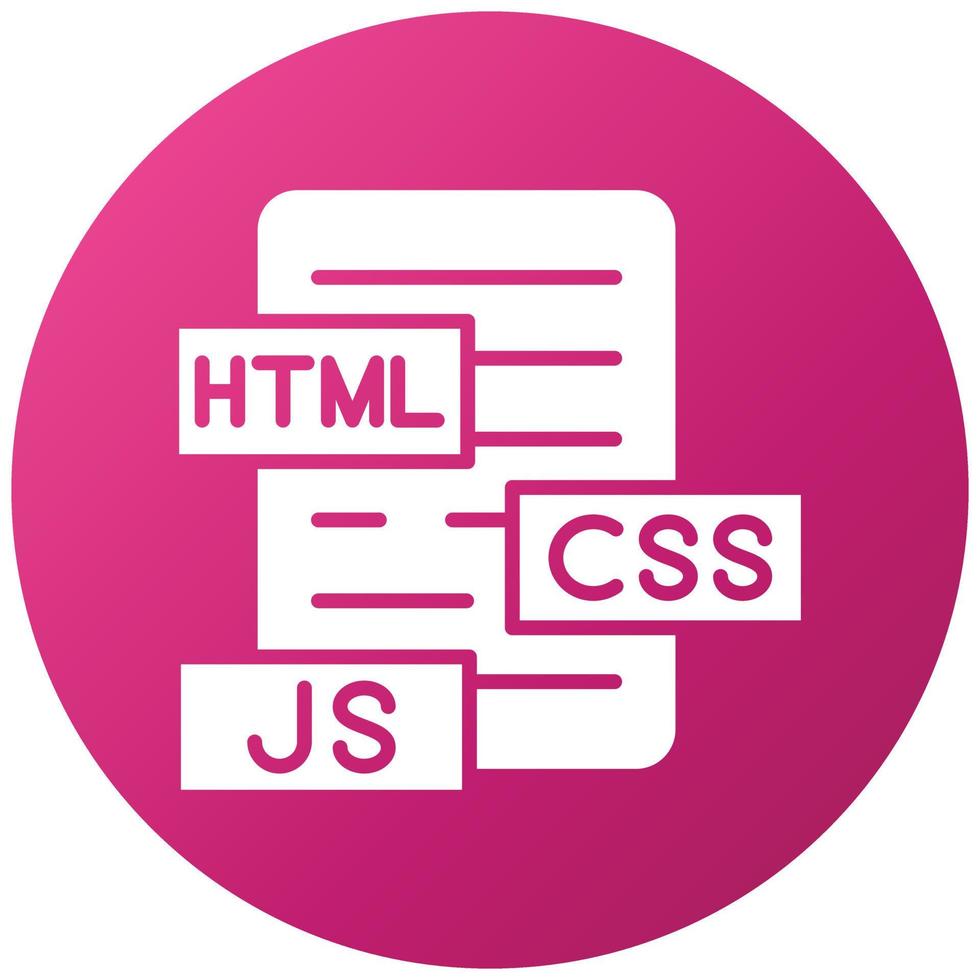 Html Js Css Icon Style vector