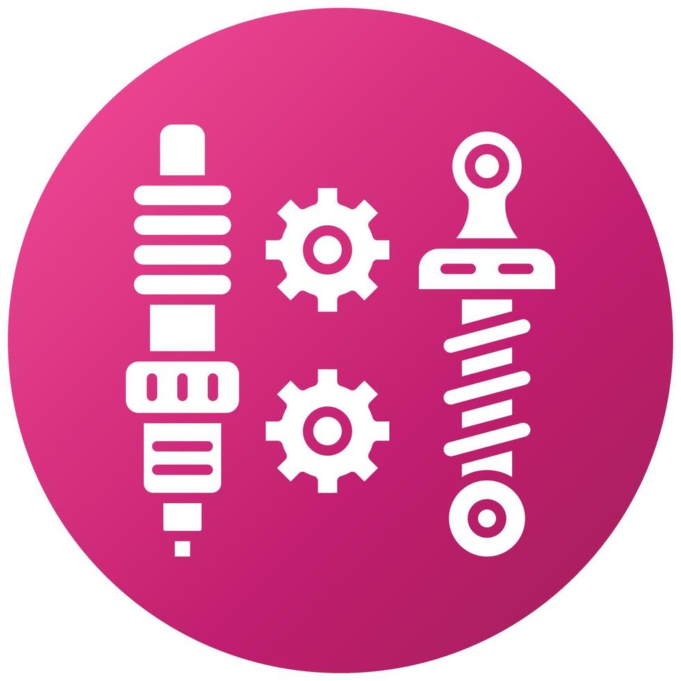 Car Parts Icon Style vector