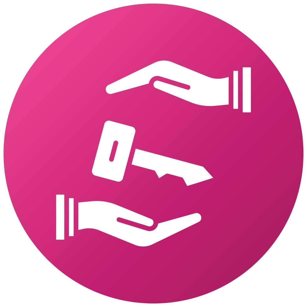Closed End Lease Icon Style vector