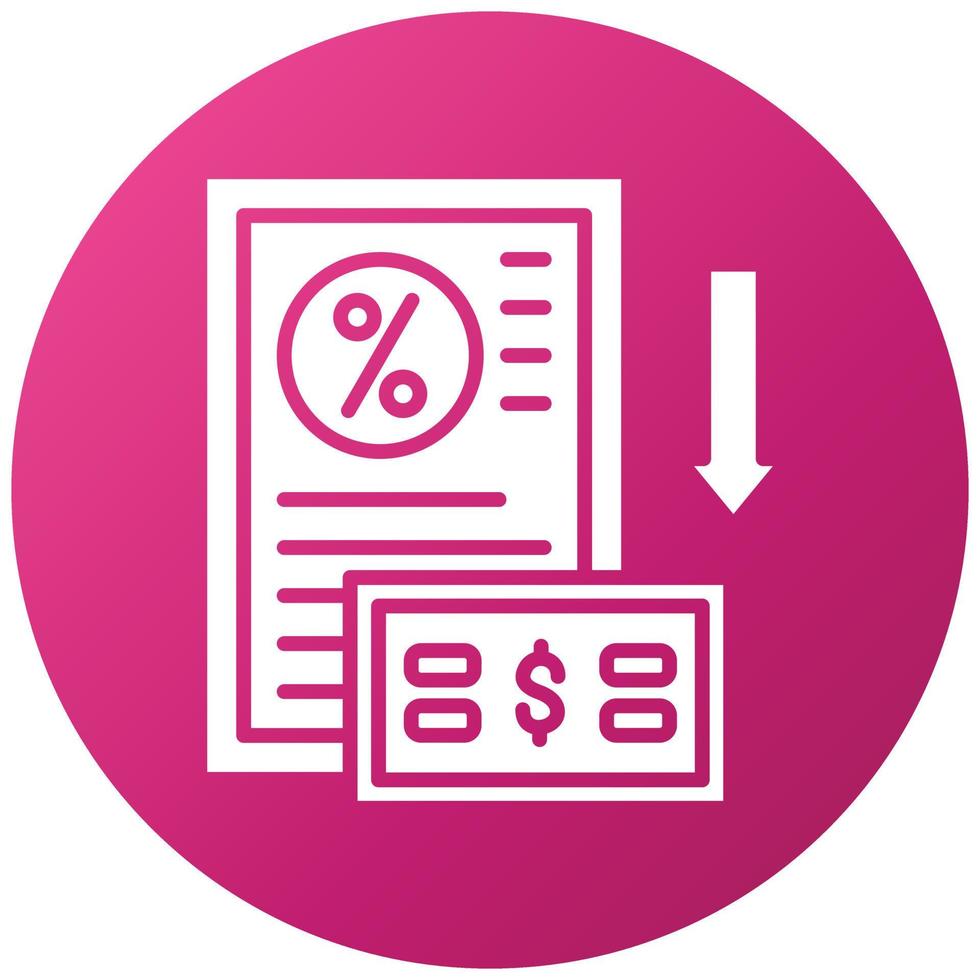 Down Payment Icon Style vector