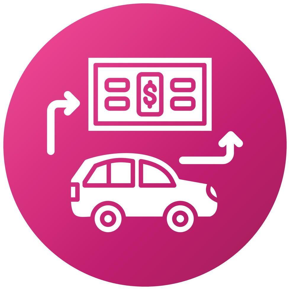 Equity Lease Icon Style vector
