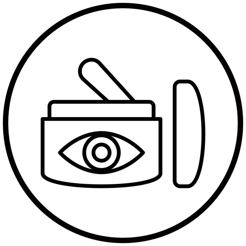 Eye Cream Icon Style vector
