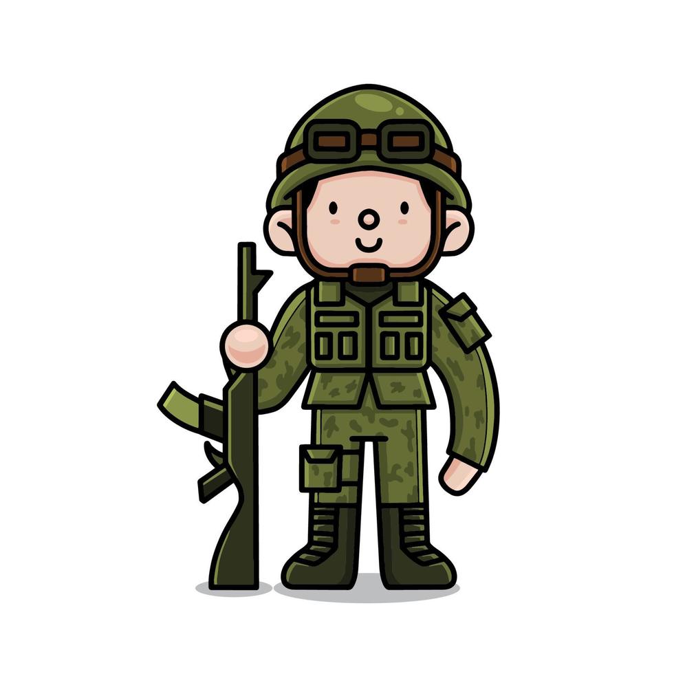 lindo vector del ejército