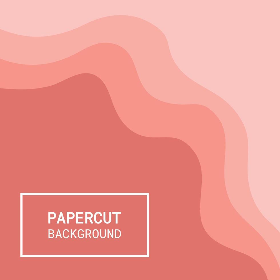 papercut fondo vector diseño rosa papel pintado