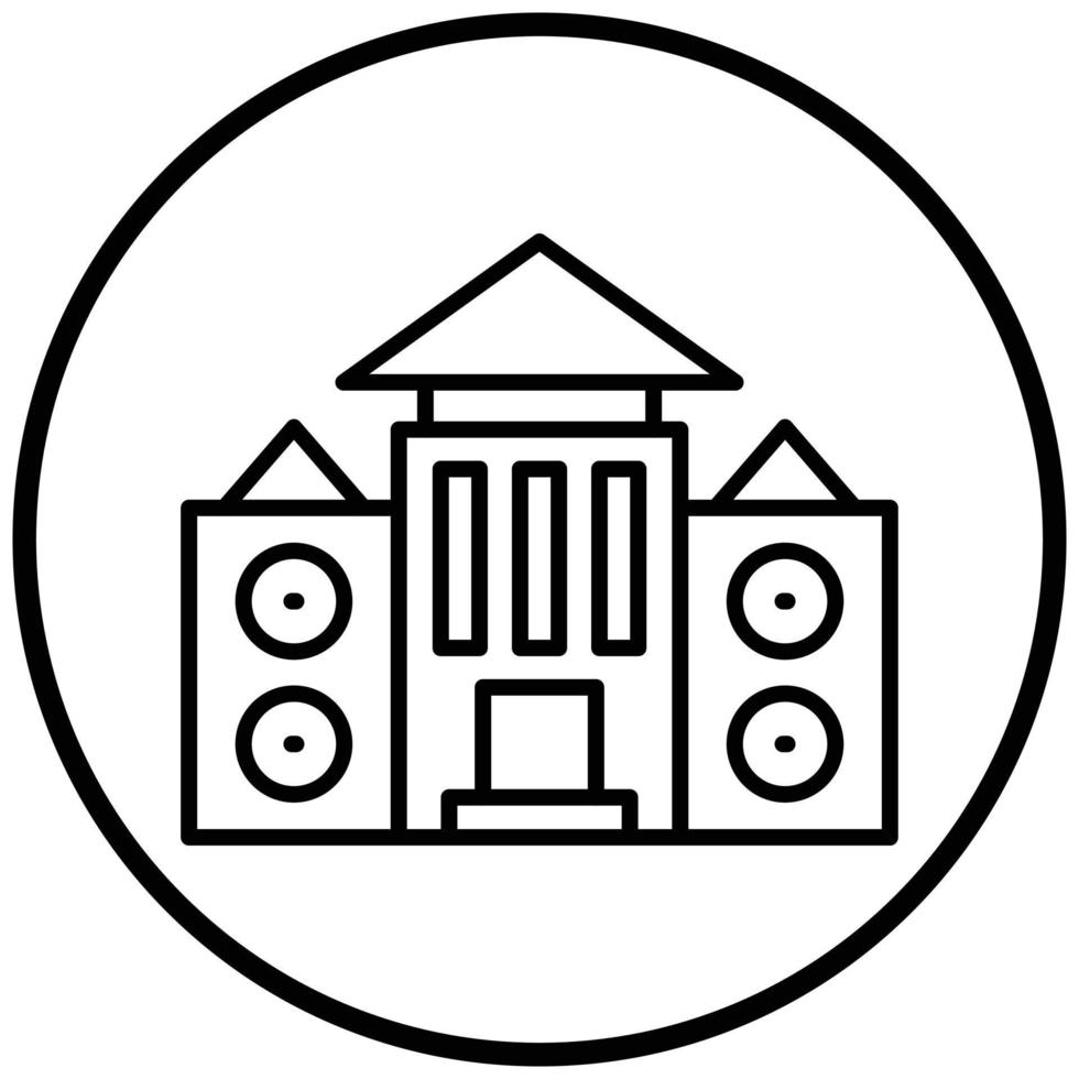 Embassy Icon Style vector
