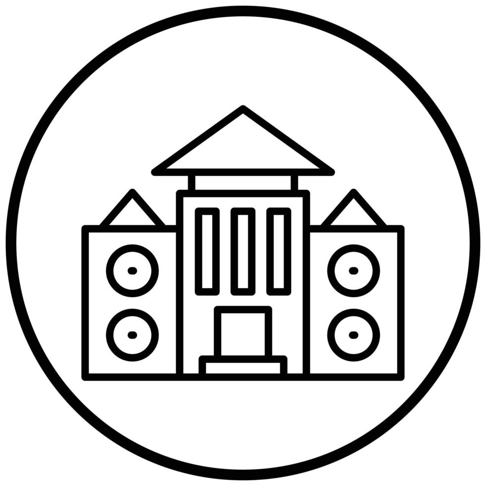 Embassy Icon Style vector