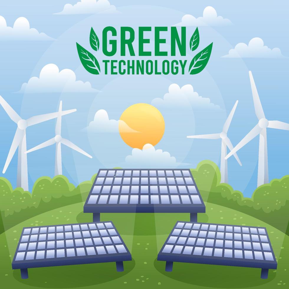 Green Technology Concept vector