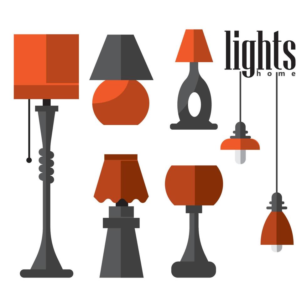 lights home vector