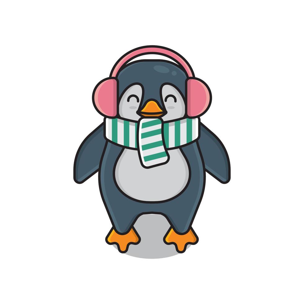 cute penguin vector