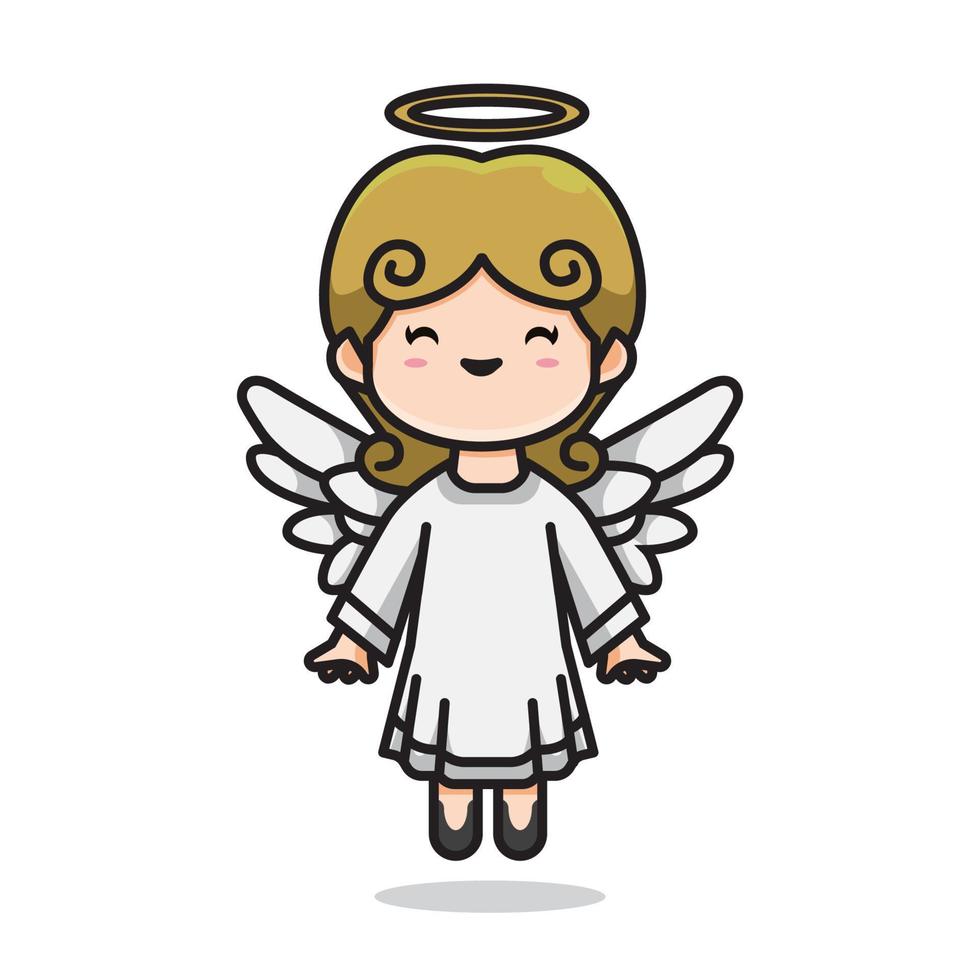 ángel lindo vector