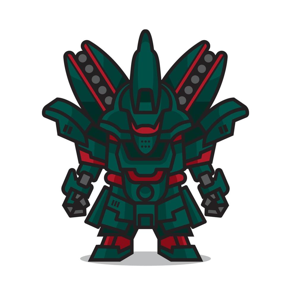 vector lindo robot mecha