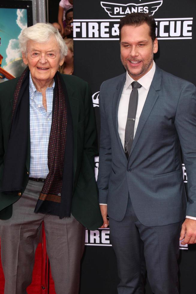 LOS ANGELES, JUL 16 -  Hal Holbrook, Dane Cook at the Planes - Fire  and Rescue World Premiere at the El Capitan Theater on July 16, 2014 in Los Angeles, CA photo
