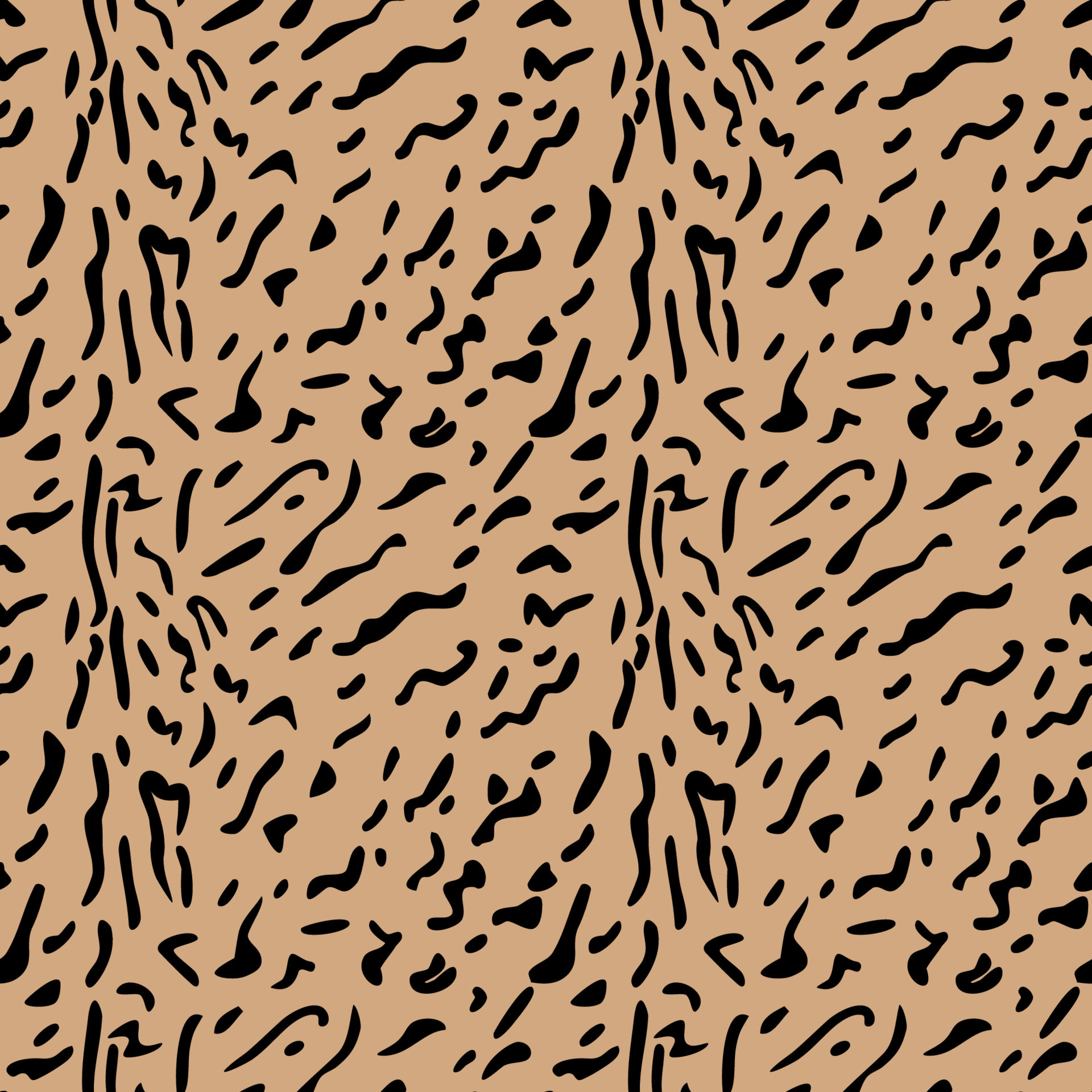Vector seamless pattern of lynx cat skin. Background design, textile