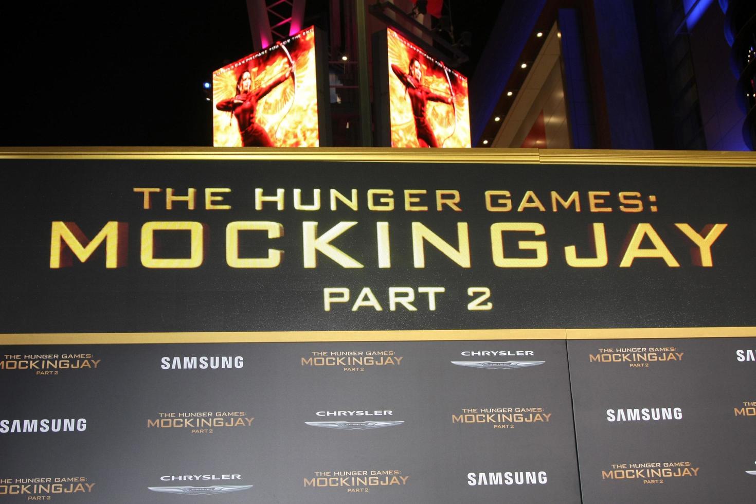 LOS ANGELES, NOV 16 -  Atmosphere at the The Hunger Games -Mockingjay Part 2 LA Premiere at the Microsoft Theater on November 16, 2015 in Los Angeles, CA photo