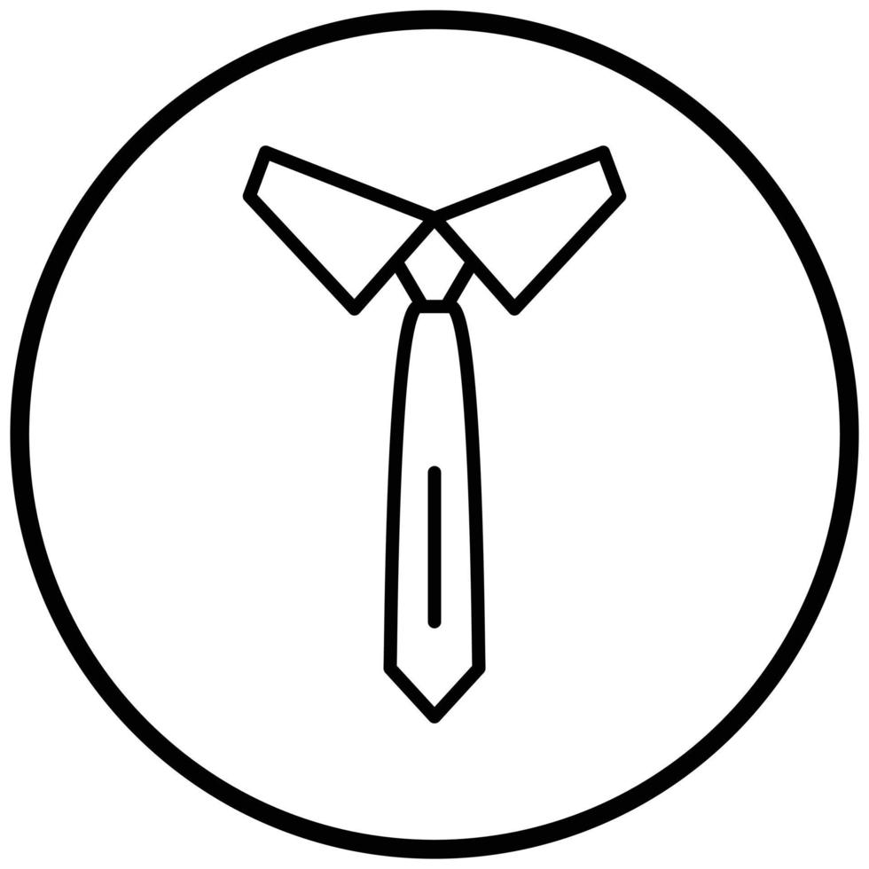 Tie Icon Style vector
