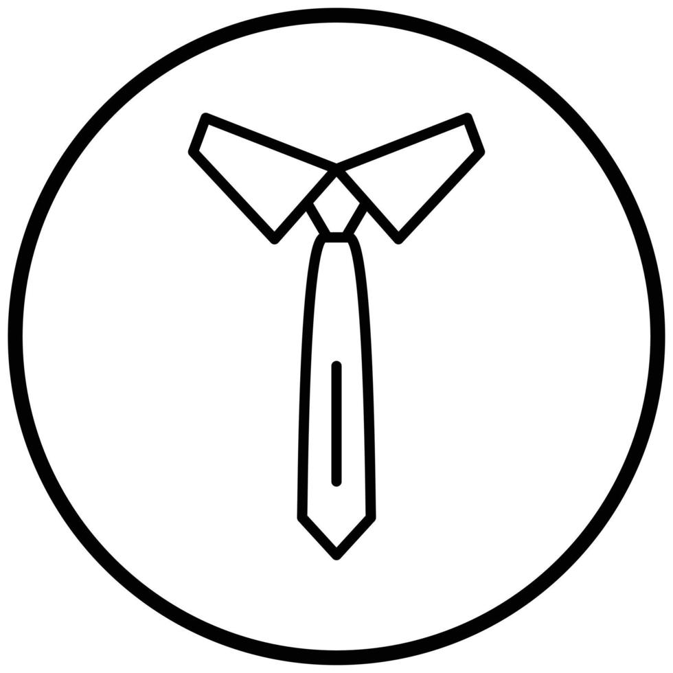 Tie Icon Style vector