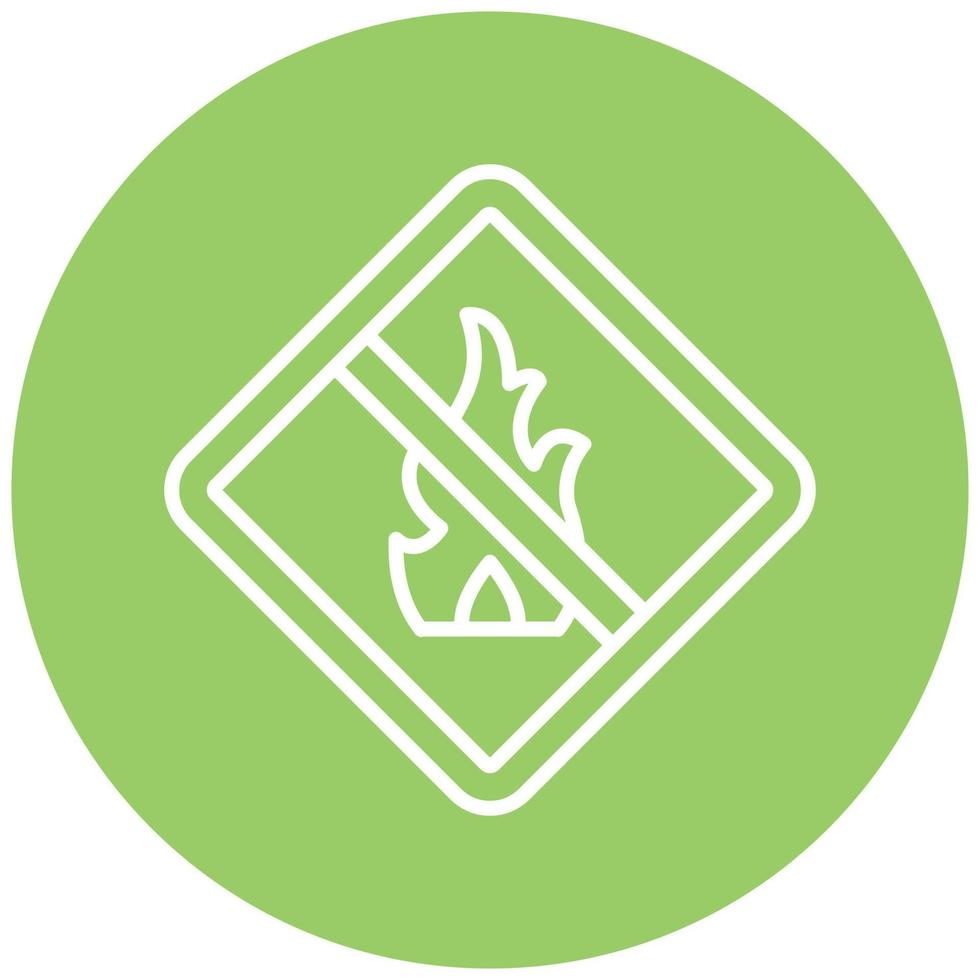 No Fire Icon Style vector