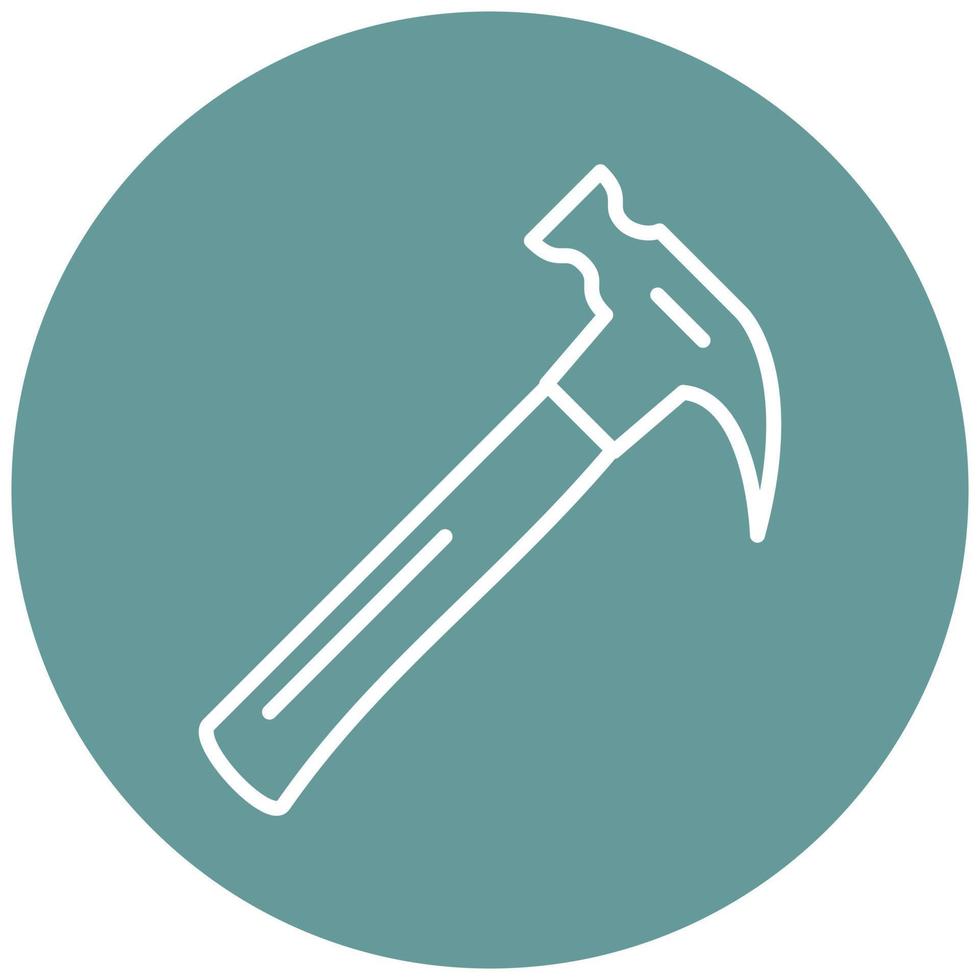 Hammer Icon Style vector