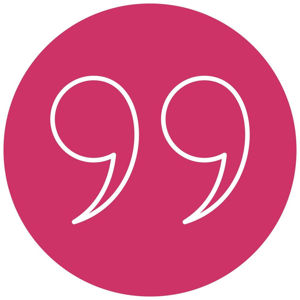 Quotes Icon Style vector