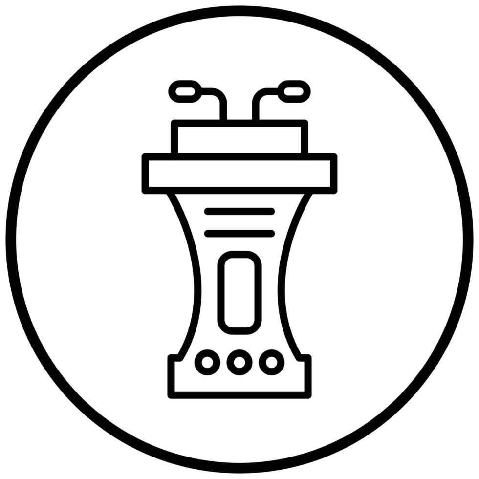 Lectern Icon Style vector