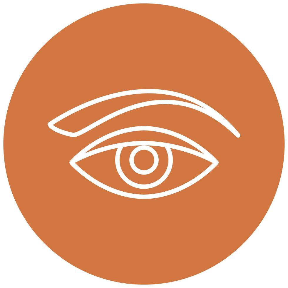 Eyebrow Icon Style vector