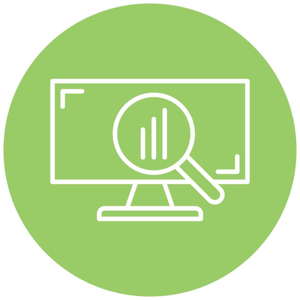 Business Research Icon Style vector