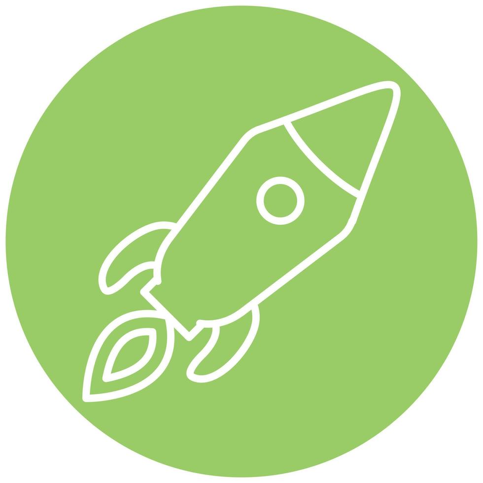 Rocket Icon Style vector