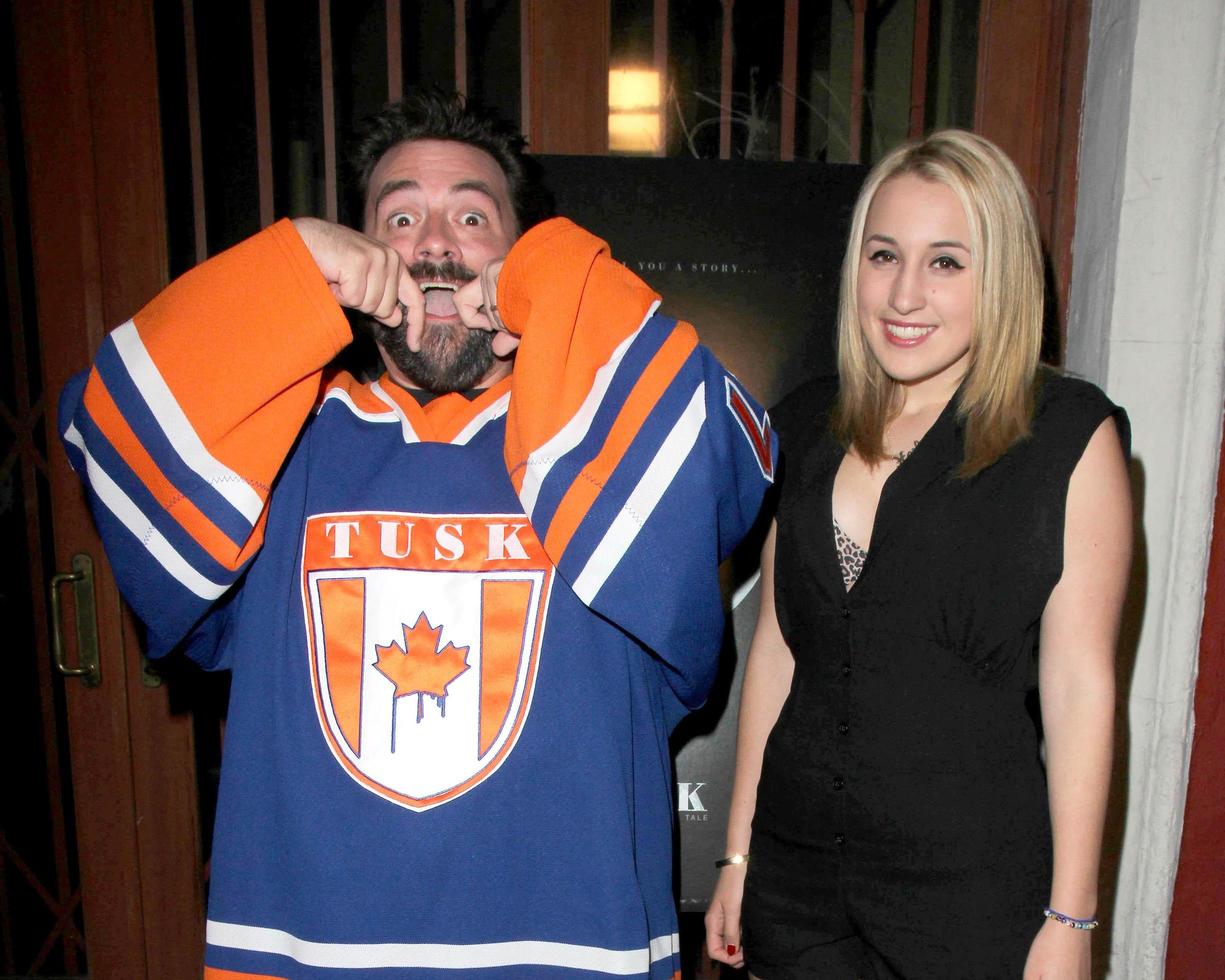 LOS ANGELES, SEP 16 -  Kevin Smith, Harley Quinn Smith at the Tusk Los Angeles Premiere at Vista Theater on September 16, 2014 in Los Angeles, CA photo