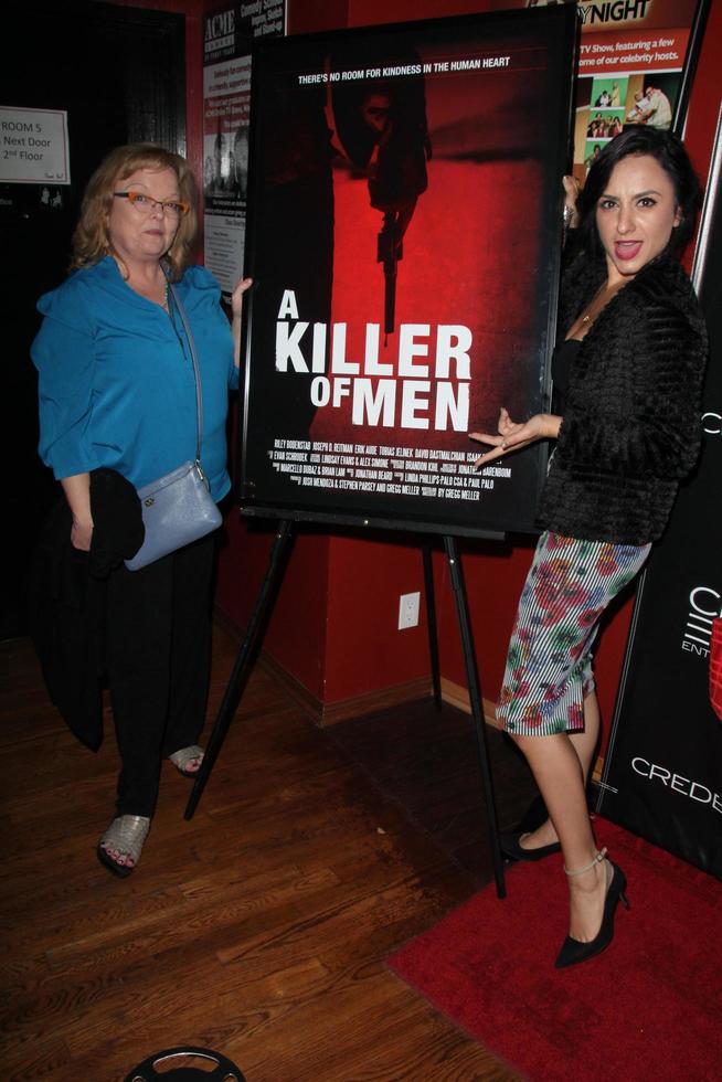 LOS ANGELES, JUN 10 -  Desi Ivanova, Valorie Hubbard at the A Killer Of Men Screening  and Credence Entertainment Launch Event at the ACME Theater on June 10, 2015 in Los Angeles, CA photo