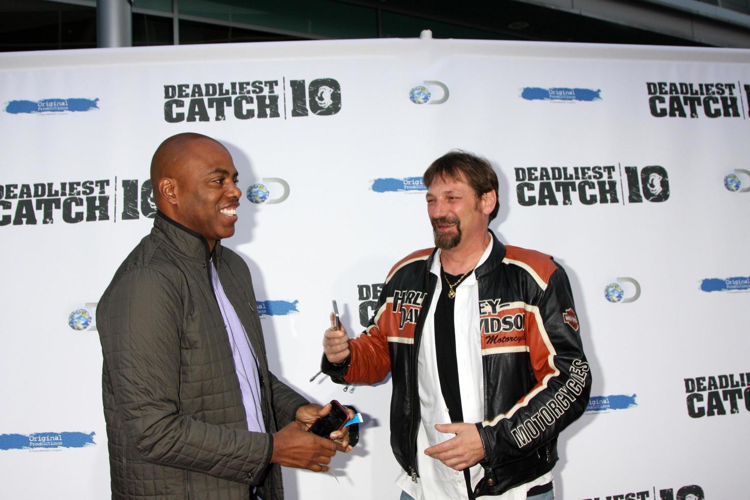 LOS ANGELES, APR 22 -  Kevin Frazer, Johnathan Hillstrand at the Deadliest Catch Season 10 Premiere Screening at ArcLight Hollywood Theaters on April 22, 2014 in Los Angeles, CA photo