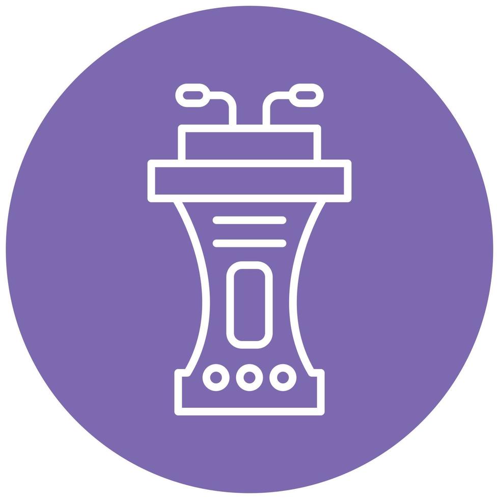 Lectern Icon Style vector