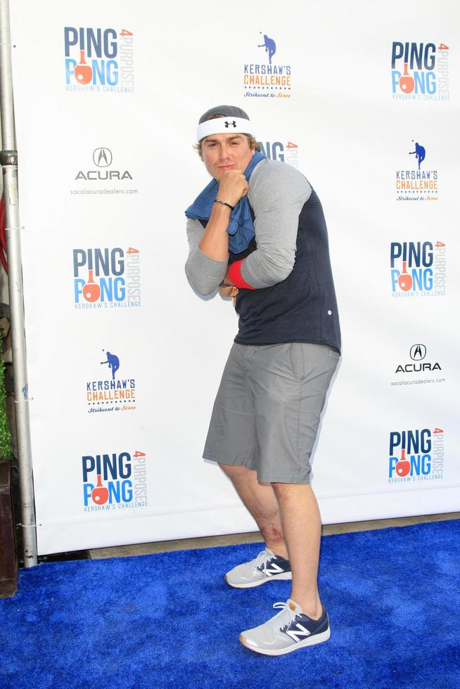LOS ANGELES, JUL 30 -  Kike Hernandez at the Clayton Kershaw s 3rd Annual Ping Pong 4 Purpose at the Dodger Stadium on July 30, 2015in Los Angeles, CA photo