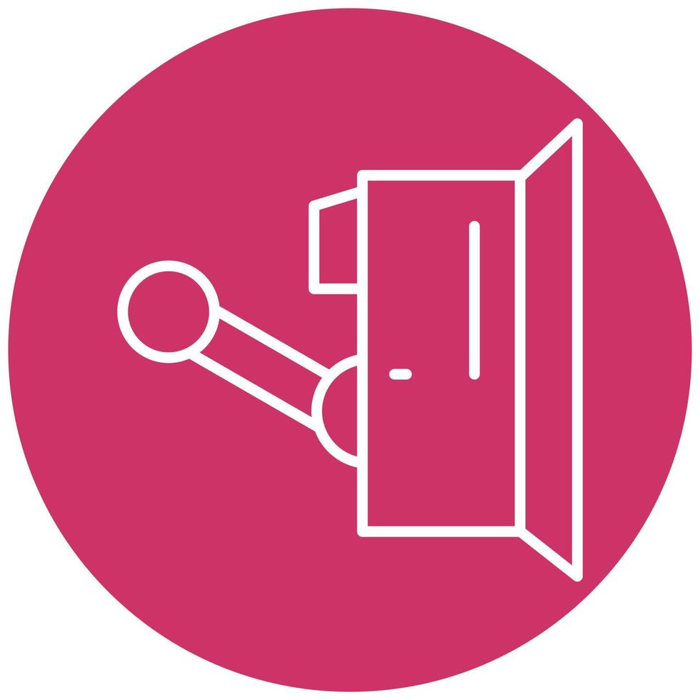 Disconnect Switch Icon Style vector