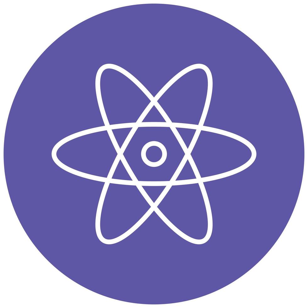 Atom Icon Style vector