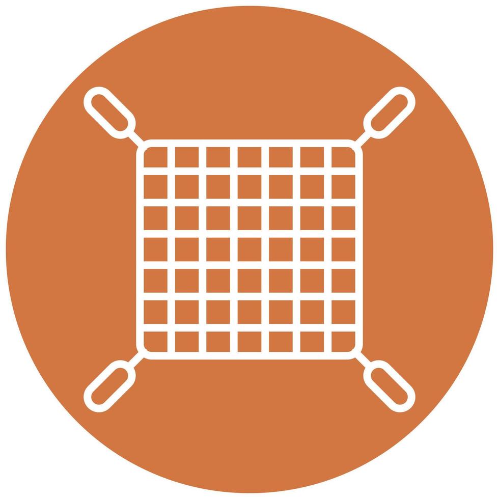 Cast Net Icon Style vector