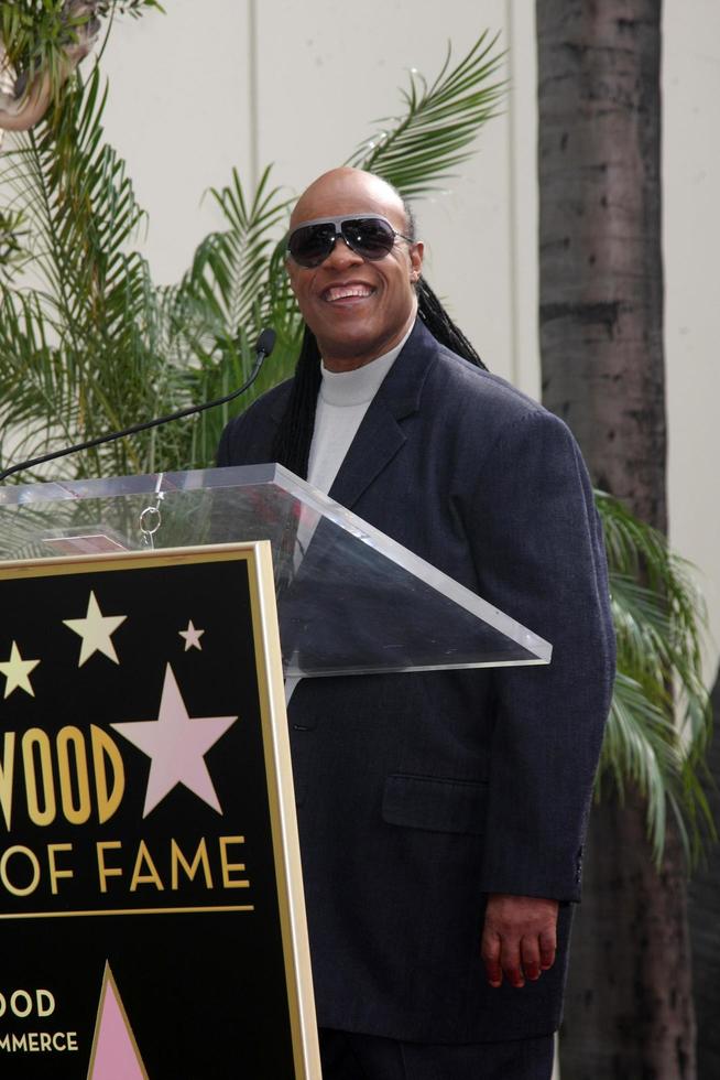 LOS ANGELES, JAN 28 -  Stevie Wonder at the Ken Ehrlich Hollywood Walk of Fame Star Ceremony at a Capital Records Building on January 28, 2015 in Los Angeles, CA photo