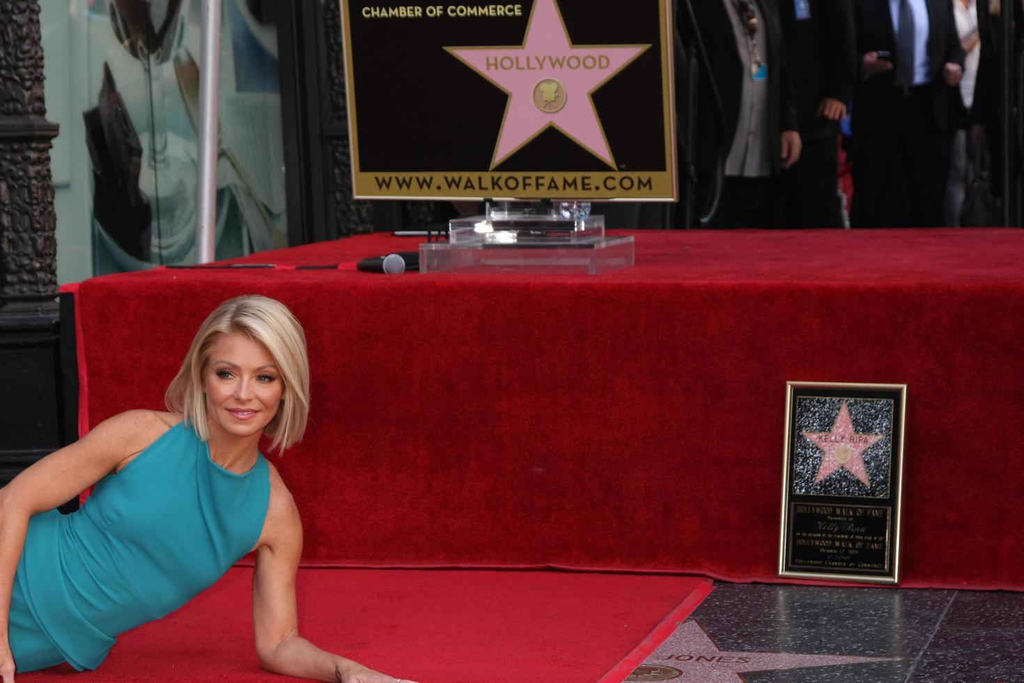 LOS ANGELES, OCT 12 -  Kelly Ripa at the Kelly Ripa Hollywood Walk of Fame Ceremony at the Hollywood Walk of Fame on October 12, 2015 in Los Angeles, CA photo