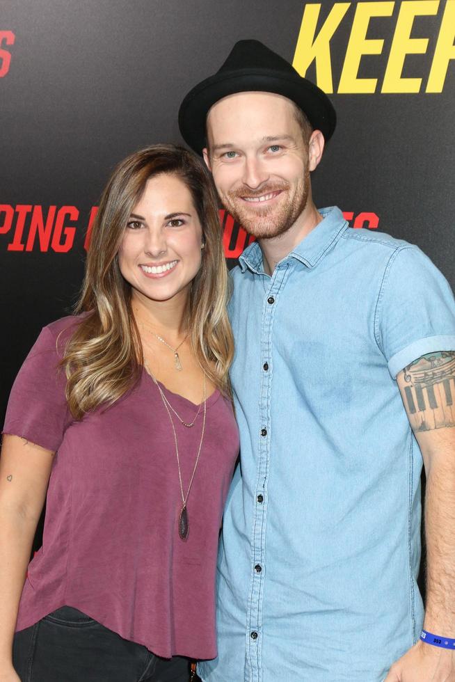 LOS ANGELES, OCT 8 -  Natalia Johnson, Jeff Johnson at the Keeping Up with the Joneses Red Carpet Event at the Twentieth Century Fox on October 8, 2016 in Los Angeles, CA photo