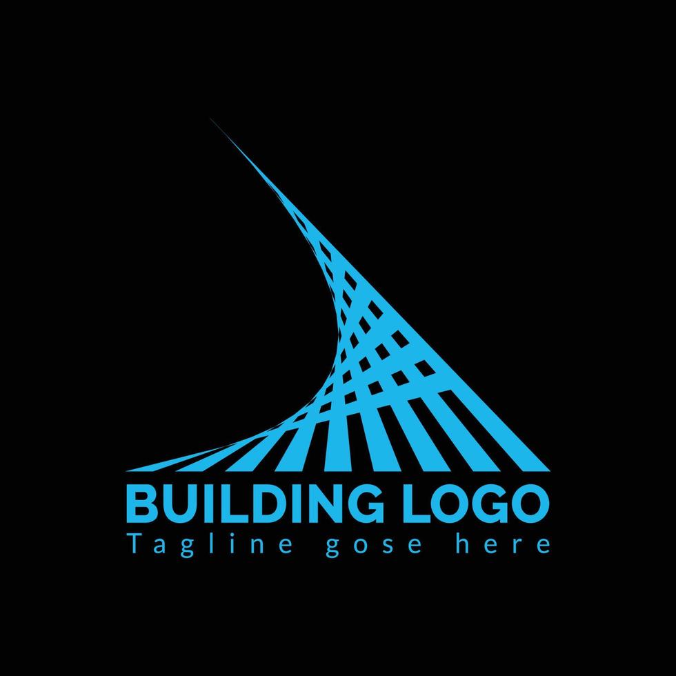 Creative building company logo design vector template
