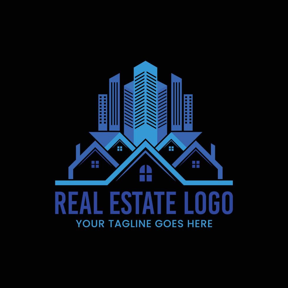 Real Estate Vector Logo Design Template, Building and Construction Logo