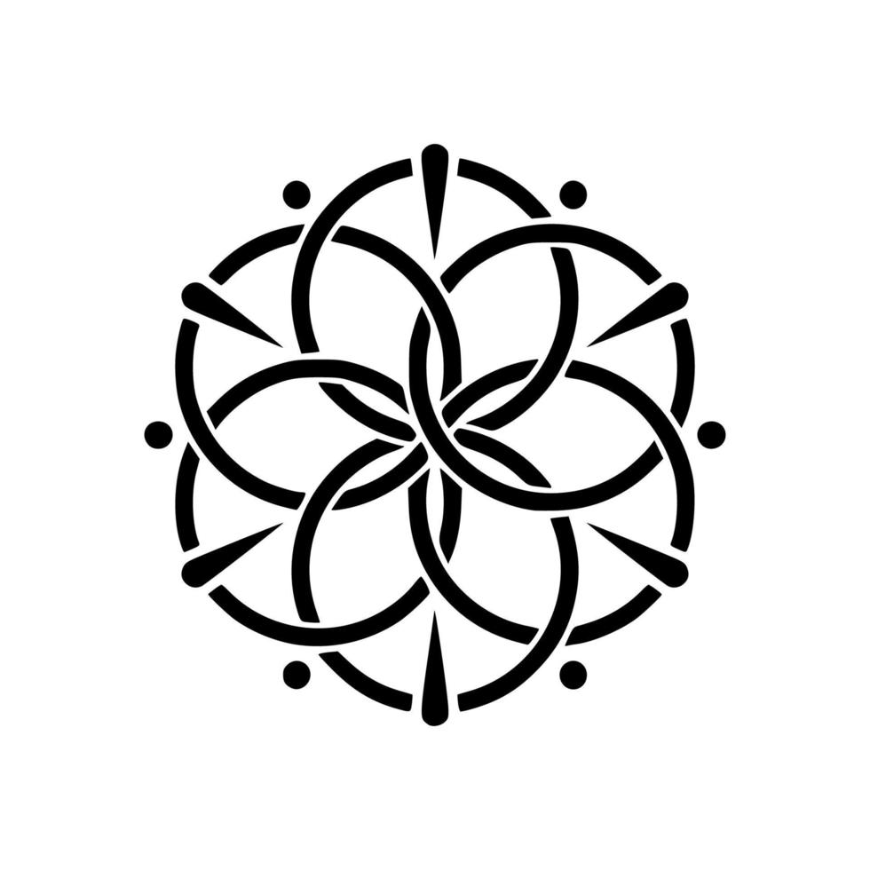 icono geométrico logotipo elemento abstracto geométrico vector