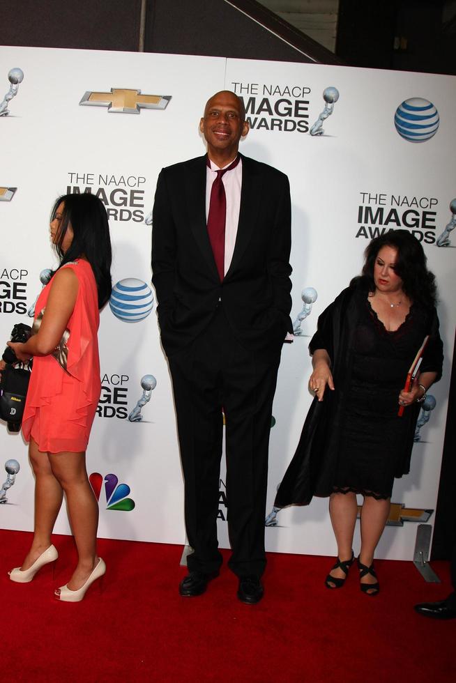 LOS ANGELES, FEB 1 -  Kareem Abdul-Jabbar arrives at the 44th NAACP Image Awards at the Shrine Auditorium on February 1, 2013 in Los Angeles, CA photo